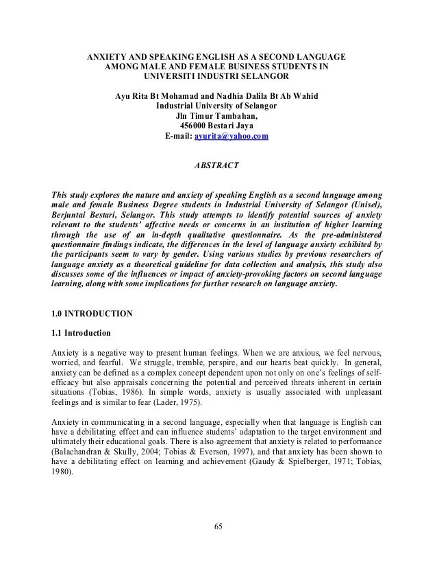 public speaking anxiety and its effect on students effects of public speaking anxiety